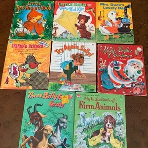 Children's Books Junior Elf- Red Riding Hood Billy Goats Gruff More Tell-a-Tales